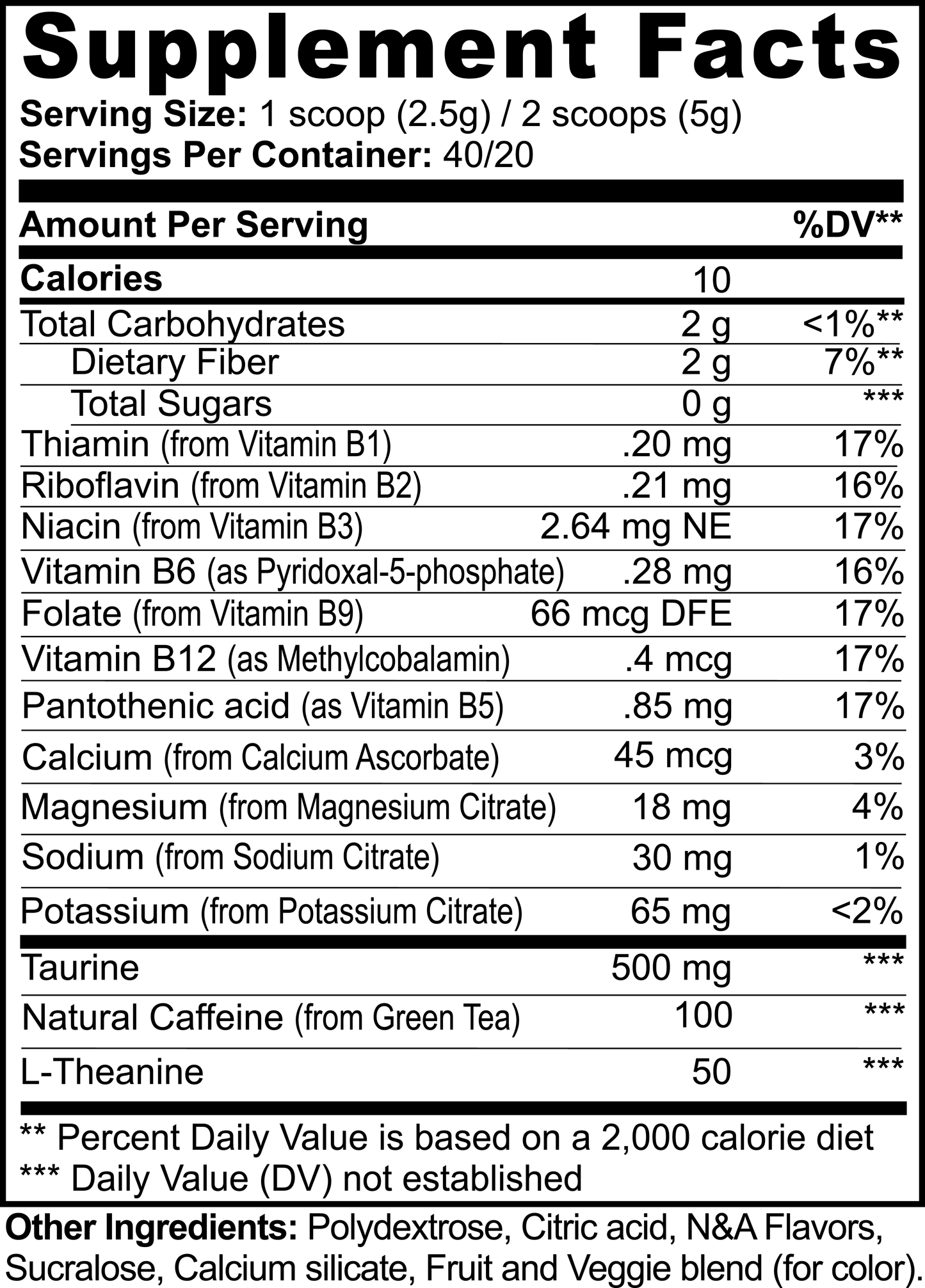 Energy Powder (Lychee Splash Energy)