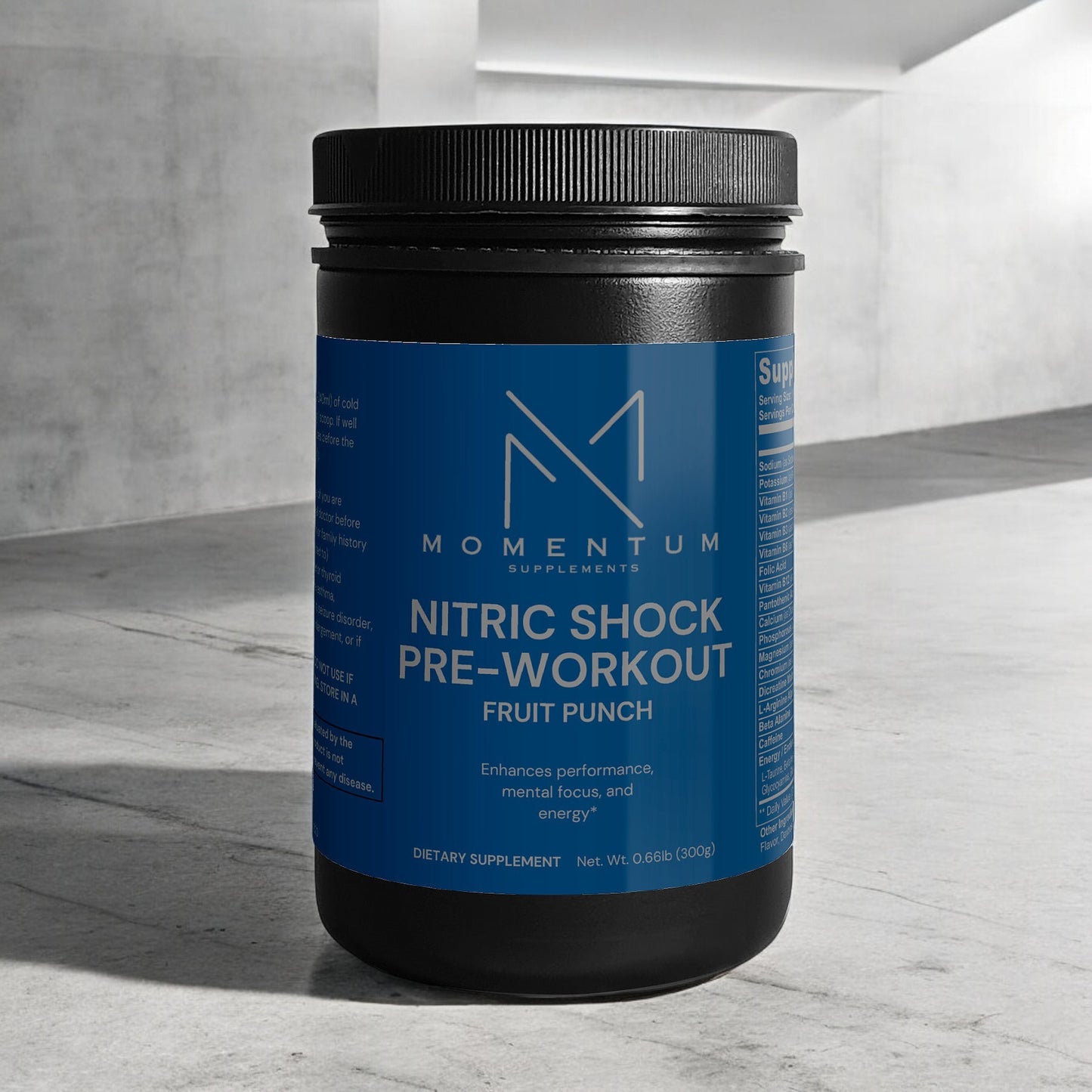 Nitric Shock Pre-Workout Powder (Fruit Punch)